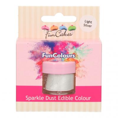 Funcakes kleurpoeder Light silver - BakeStuff